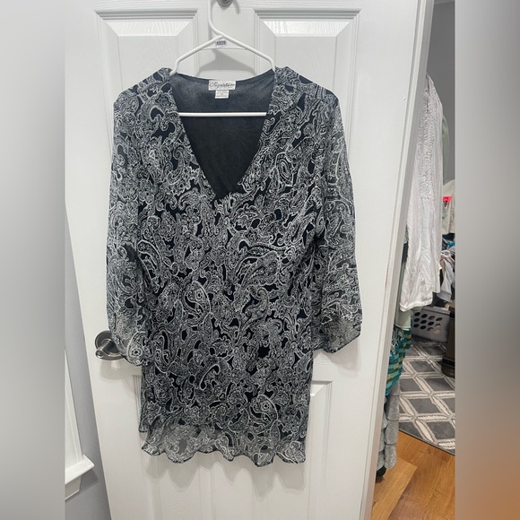 Signature Dresses & Skirts - Signature Black and White Mini Dress